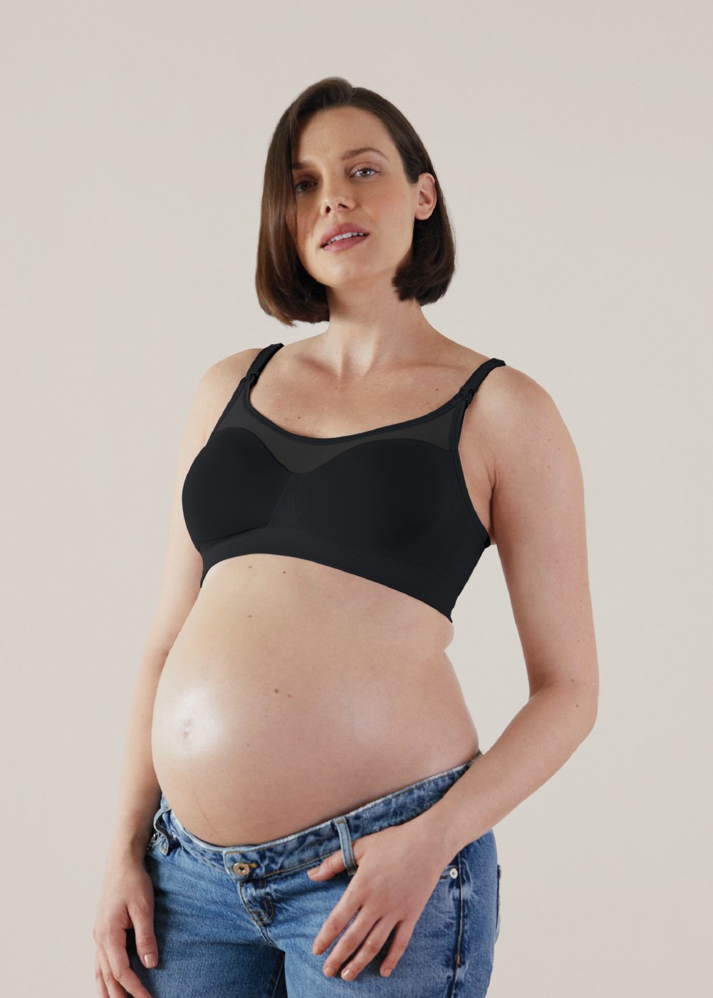 Bravado Body Silk Seamless Sheer Nursing Bra Black – Infant